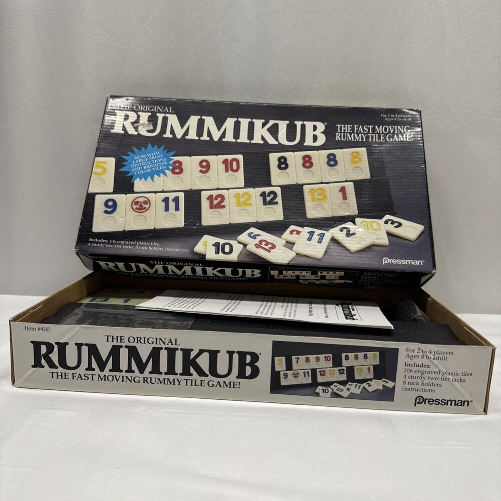 Vtg 1990 Factory Sealed The Original Rummikub Game Pressman